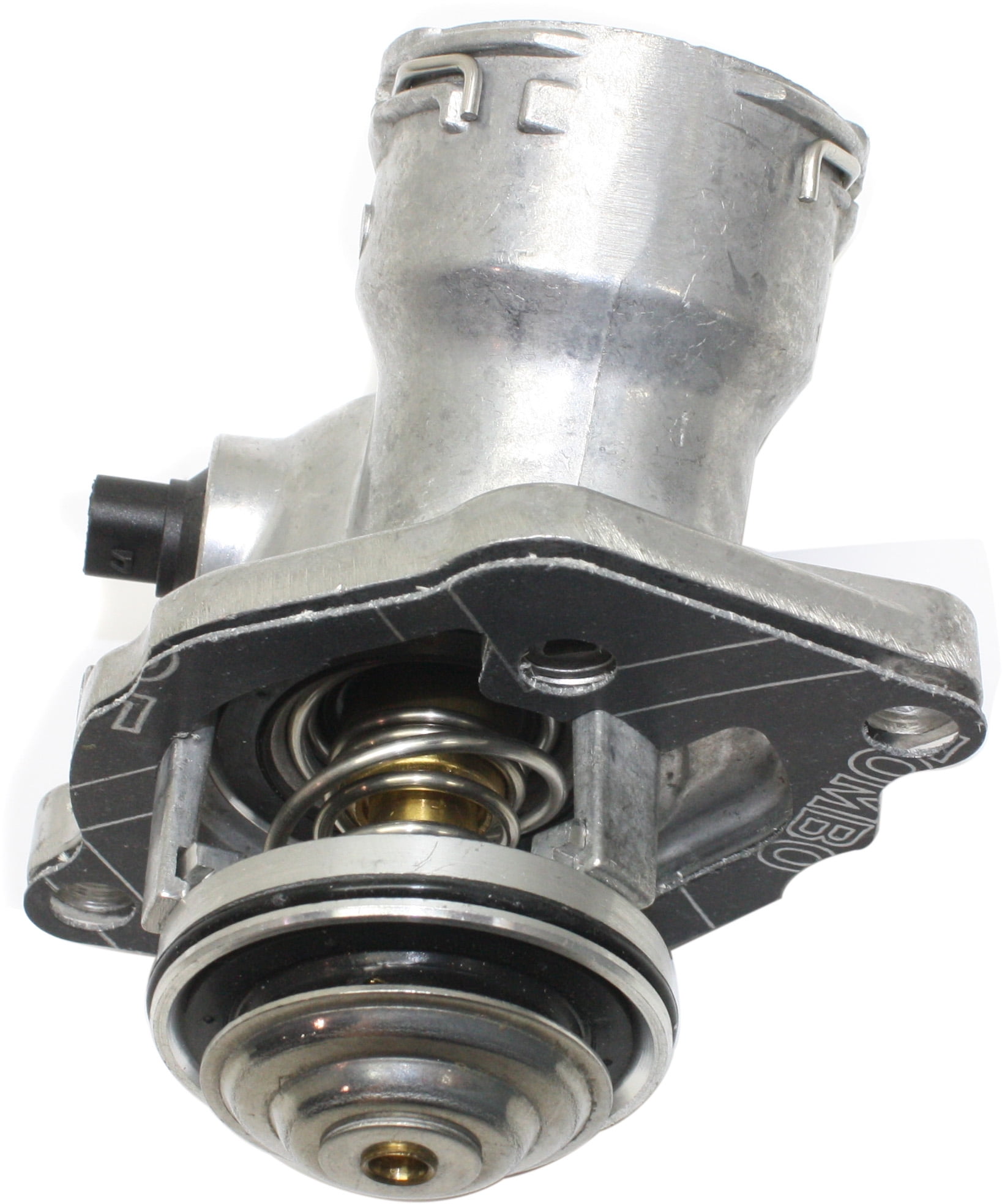 2007 Mercedes Benz C230 Sport Water Outlet Aluminum Includes Sensor and Seal Blade Type 2 Prong male Terminal