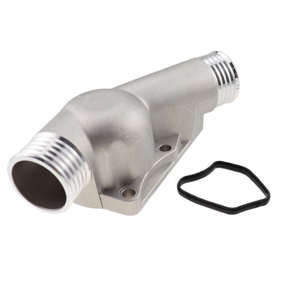Thermostat Housing Cover for BMW 525i 325i M3 Z3 E34 E36 with Gasket for Aluminum 11531722531 11531740437 Polished