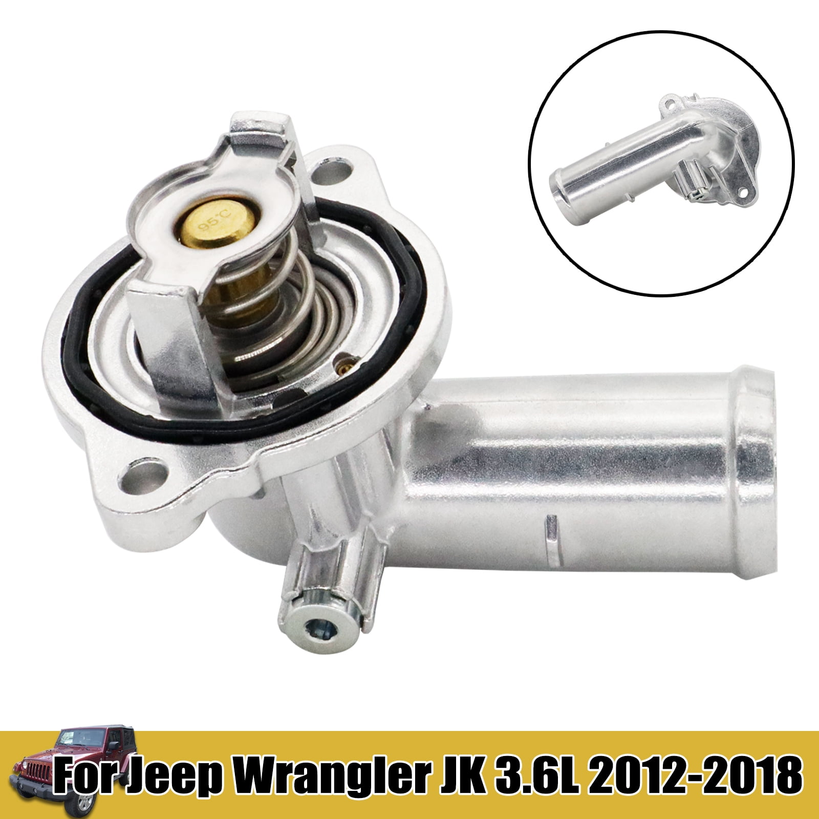 Thermostat Housing for Jeep Wrangler JK Grand Cherokee WK2 Dodge