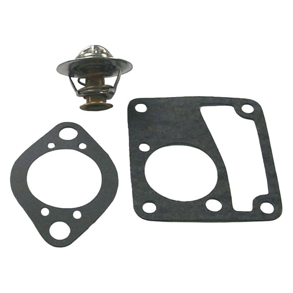 Mercruiser Thermostat Kit Compatible with Marine Sterndrive Inboard GM V6 V8 Engine Direct Fit Replacement Marine Cooling System Engine Boat Motor Parts Mercury Verify APPLICATIONS