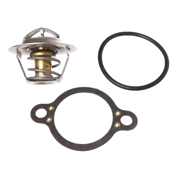 Raw Water 150F Thermostat Kit Compatible with Volvo Penta 4.3L 5.0L 5.7L GXi OSi V6 V8 Marine 2002-Current 3701777 27-33179 Temperature Replaces 3587597 3862835 Direct Fit Replacement