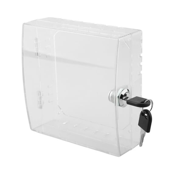 Thermostat Lock Box With Key Clear Large Thermostat Cover Acrylic Large Thermostat Lock Box Cover For Home Thermostat On Wall