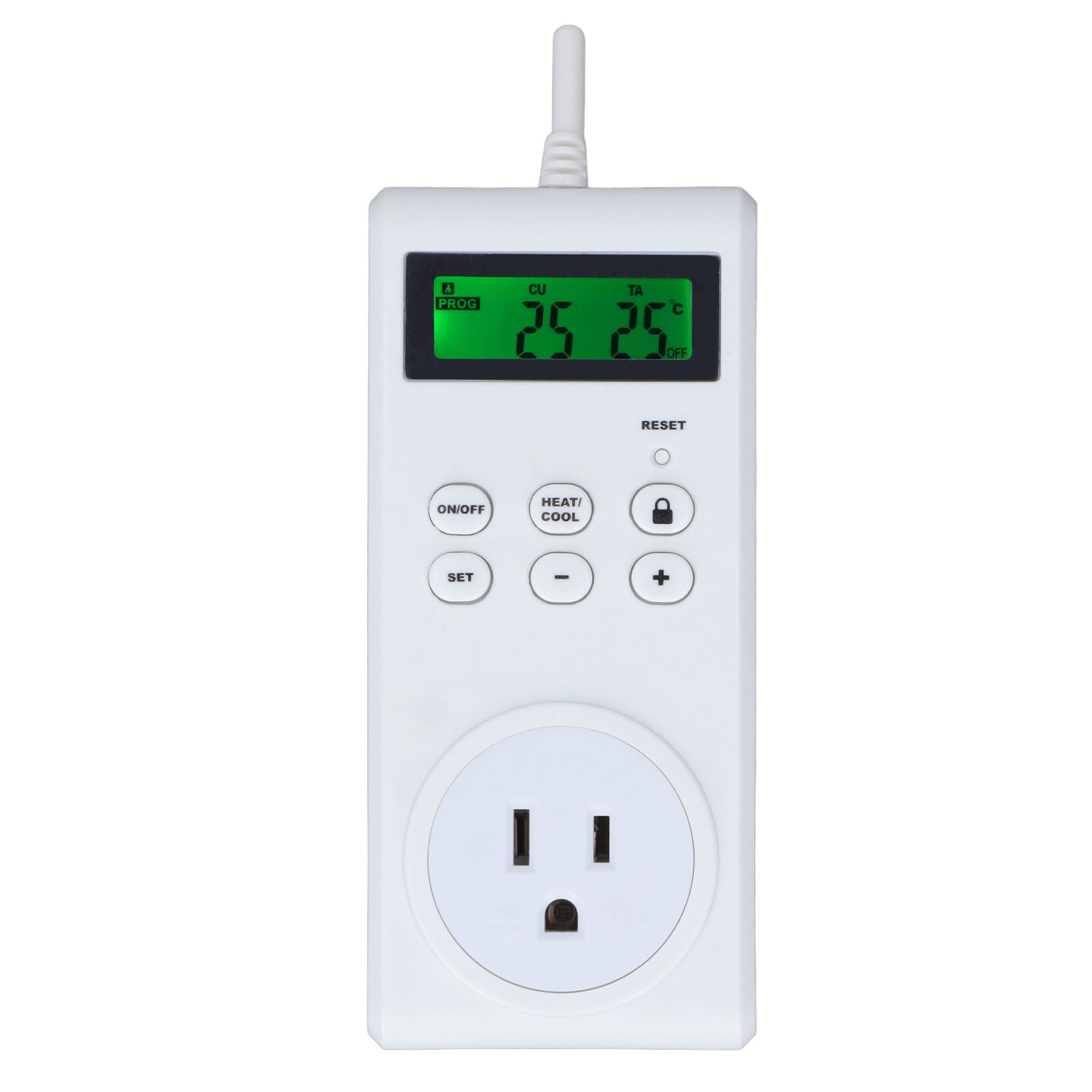 Thermostat Outlet Wireless Programmable Automatic Temperature