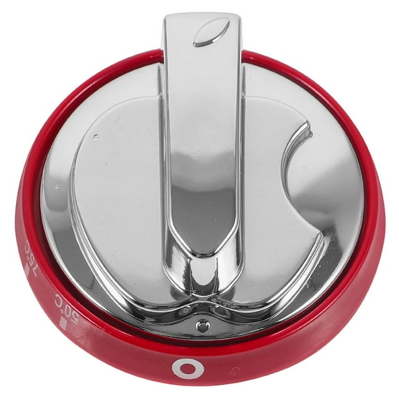 Universal Oven Knob Replacement for Temperature Control Red Plastic Fits Gas Stove and Microwave 1