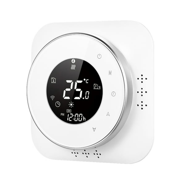 Thermostat,Periods Voice 5 1 App Lcd Boiler Compatible 95-240v Compatible With Voice App Wi-fi 5 With Tmall With Tmall Voice White Wifi