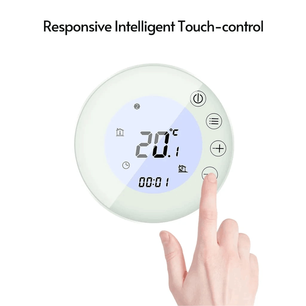 Thermostat,Round Lcd Room Temperature With Office Lcd Dsfen Room