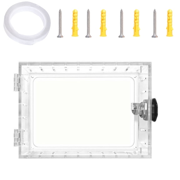 Thermostat Security Box With Enhances Anti Pry Edges Universals For Wall Mounted Transparents Cover Includes 2