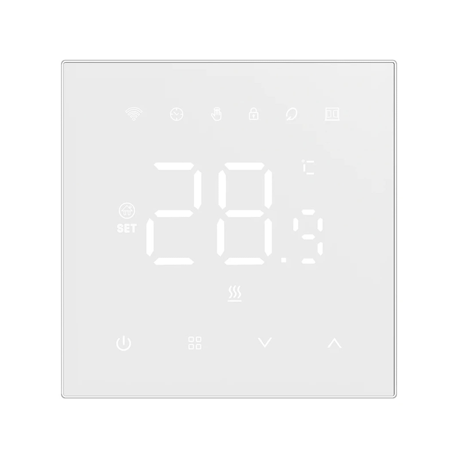 Thermostat Tuya Smart Home Electric Heating Warm Undeloor Gas Boiler Digital LED Temperatur Controller ,Temperature calibrating