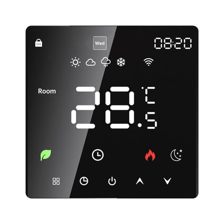 Thermostat,Water With L Display Temperature Water Havou Ammable Display Water Twirltide Havou Function Display Water Dsfen Lcd Display Ammable Water Lcd L Dsfen Havou Ammable Wifi Enabled