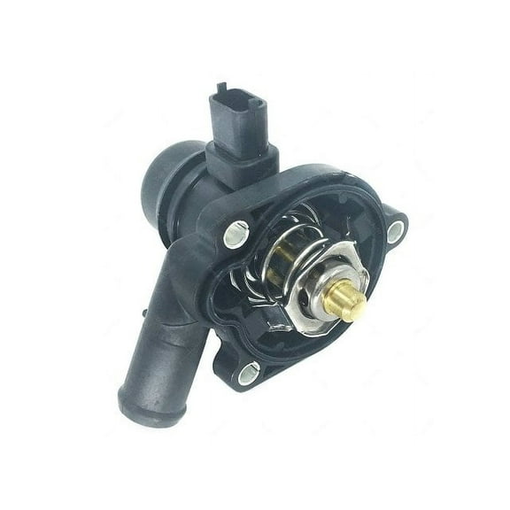 Thermostat and Housing - Compatible with 2011 - 2016 Chevy Cruze 1.4L 4-Cylinder 2012 2013 2014 2015