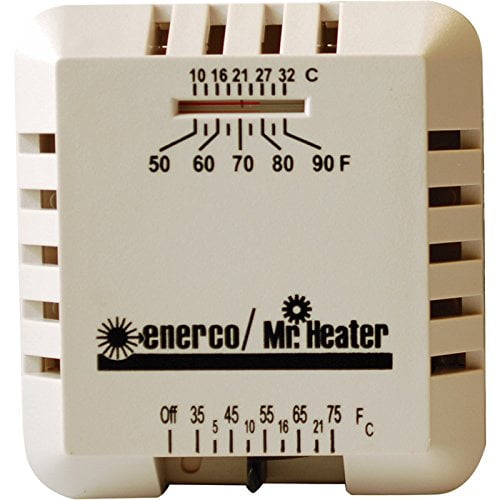 Tan Square Low Voltage Thermostat for Heaters