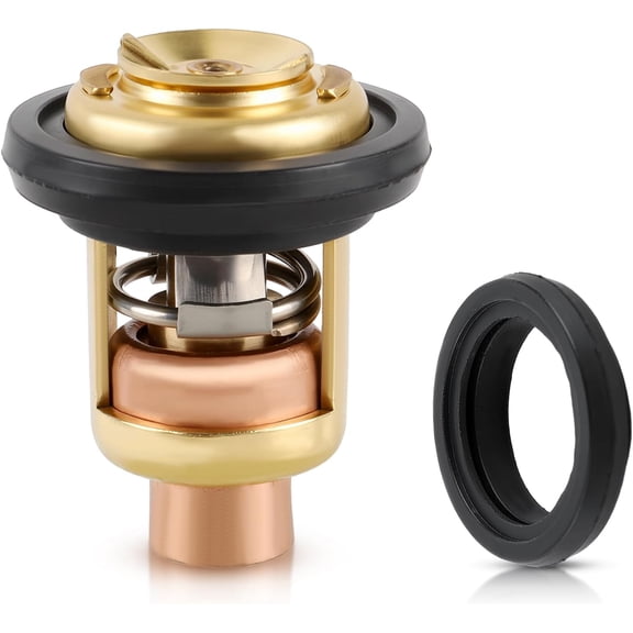 Thermostat with Gaskets Fit for Johnson Evinrude 5-235HP 1959-1995 Outboard Motors Replace 5005440 8330720 777260