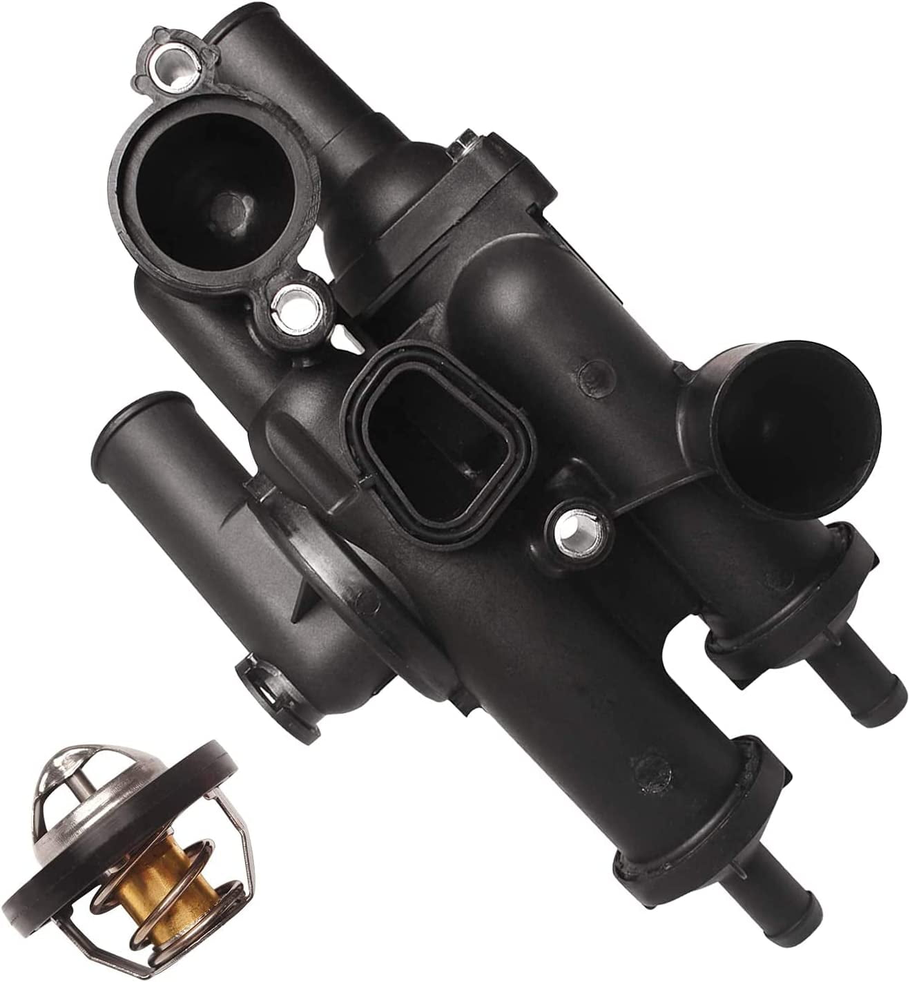 Thermostat with Housing Assembly Plastic & Metal Coolant Thermostat 902