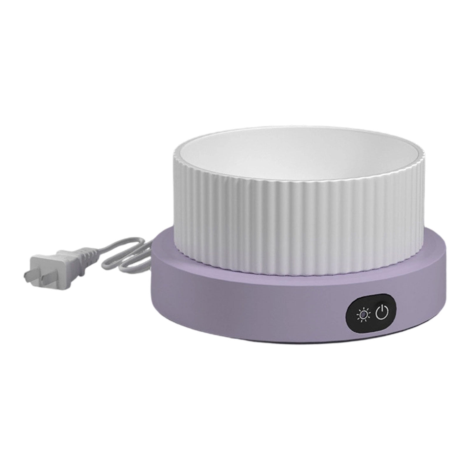 Thermostatic Heated Pet Bowl, Ceramic Anti-Freeze Water Dish for Dogs Cats Outdoor Winter Use, Automatic Warming with Anti- Base