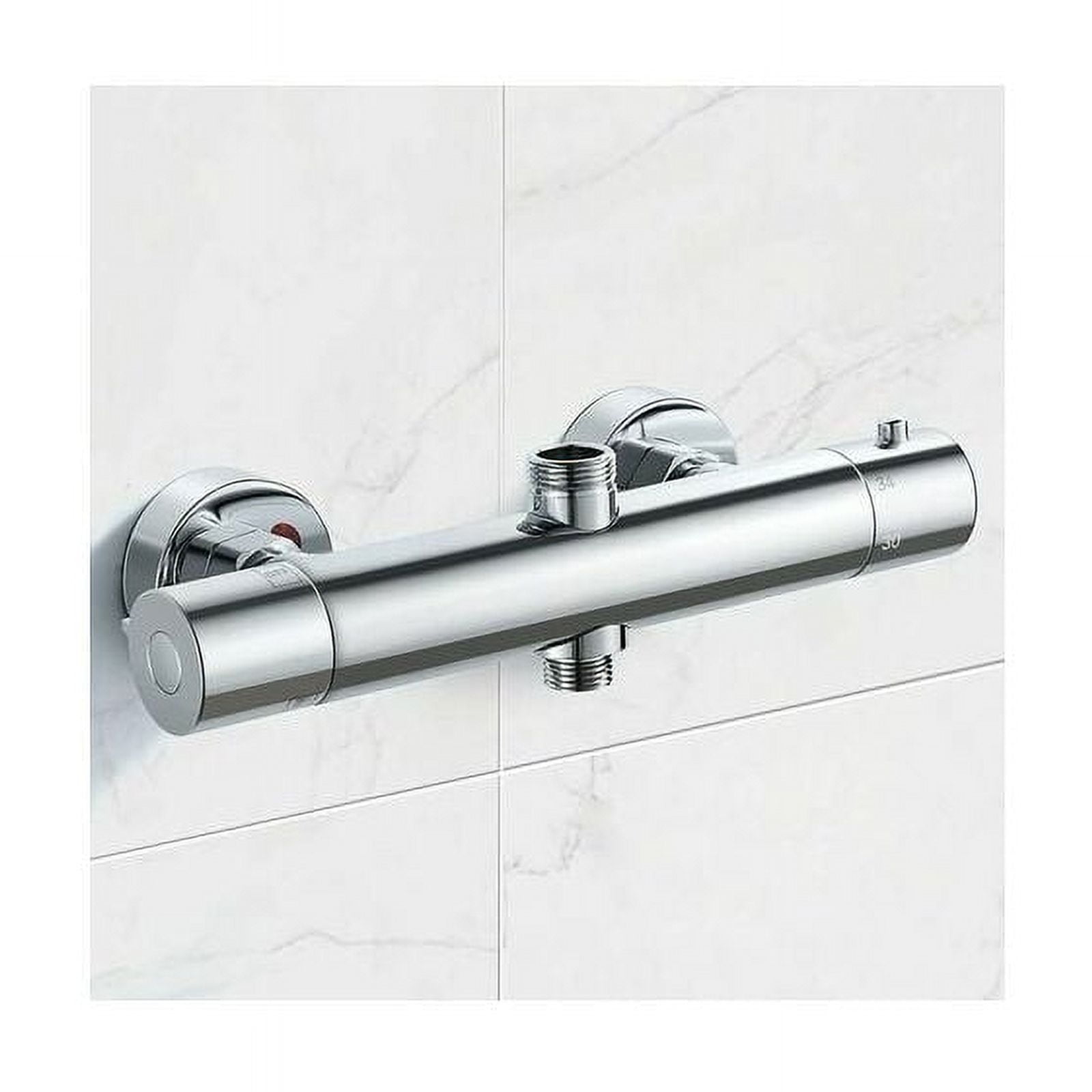 Thermostatic Mixer Tap with Ceramic Inverter, High Output Brass ...