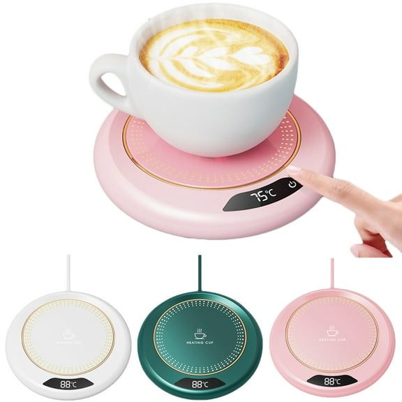 Thermostatic Mug Warmer Electric Coffee Cup Heated with 3-temp Settings Waterproof Usb Plug-play Water Cup Heating Pad