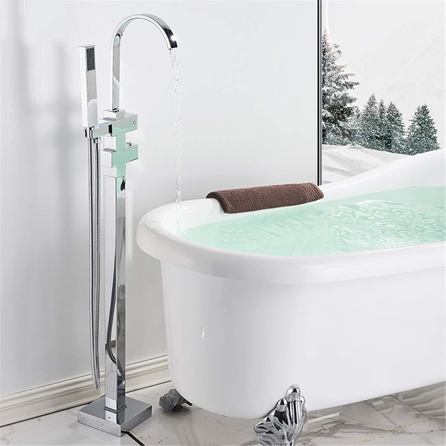 Twyford Sola Thermostatic Wall Mounted Surgeons Mixer Lever Tap | Commercial Washrooms