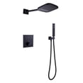 thumbnail image 1 of Thermostatic Three Functions Complete Shower System, 2 in One Overhead And Hand Shower with Rough-in Valve, 1 of 5