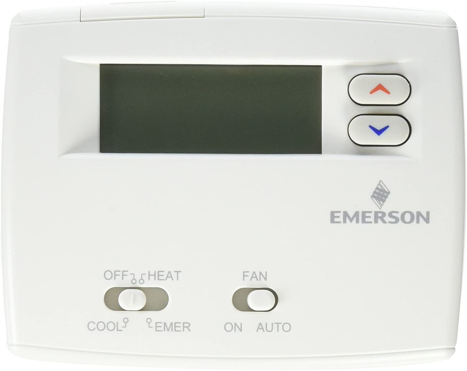 White Digital Programmable Heat Pump Thermostat with Touchscreen