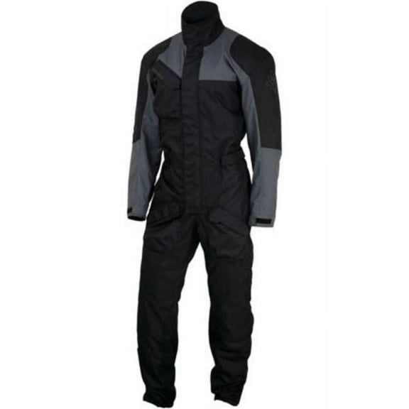 Thermosuit 2.0 Mens Waterproof Motorcycle Monosuit, Gray & Black - Medium