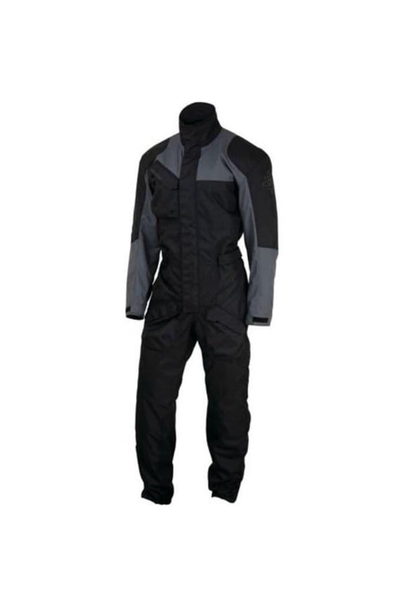 Thermosuit 2.0 Mens Waterproof Motorcycle Monosuit, Gray & Black - Medium