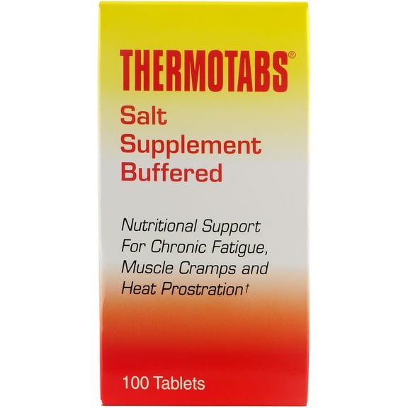 Thermotabs Salt Supplement Buffered Tablets, 100 ea