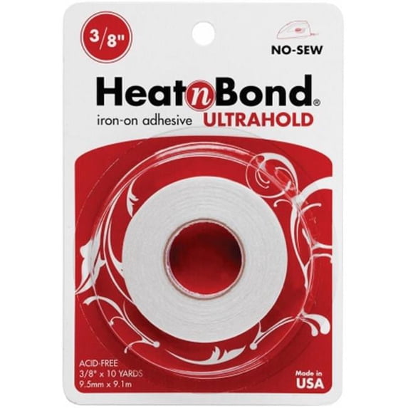Thermoweb 101325 Heatn Bond Ultra Hold Iron-On Adhesive.38 in. x 10 Yards