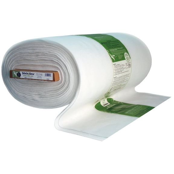 Thermoweb StitchnSew High Loft Sew-In Fleece-White 45"X15yd FOB: MI