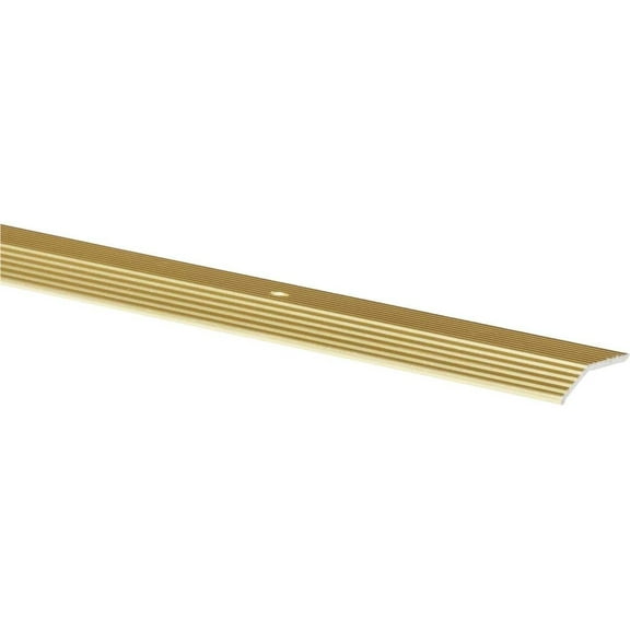 Thermwell H591FB/3DI Aluminum Carpet Joining Bar, 1-3/8"X3', Gold