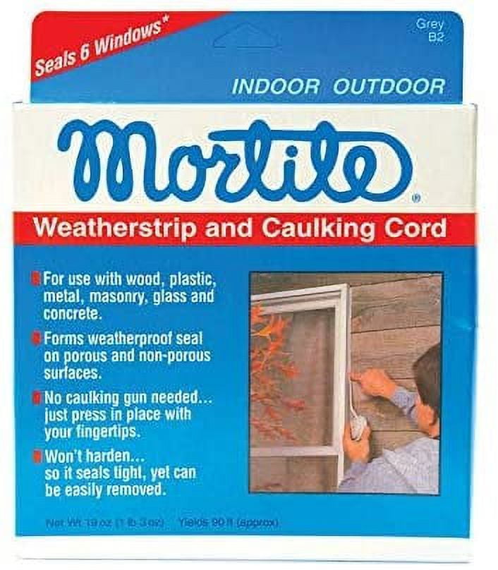 Thermwell Mortite Weatherstrip And Caulking Cord Gray