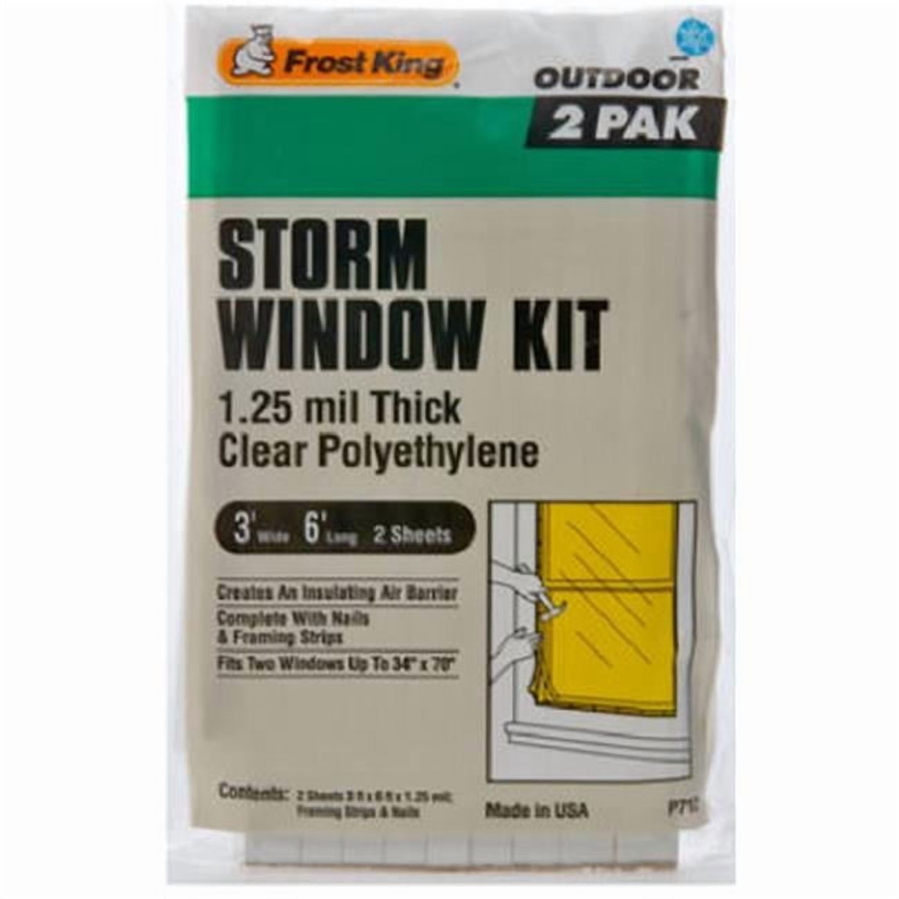 Thermwell P712H 3 x 6 ft. Window Cover Kit - 2 Pack - Walmart.com
