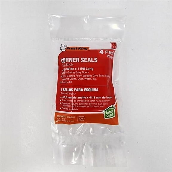 Thermwell Products CG4WH 4 in. Door Corner Guards, White