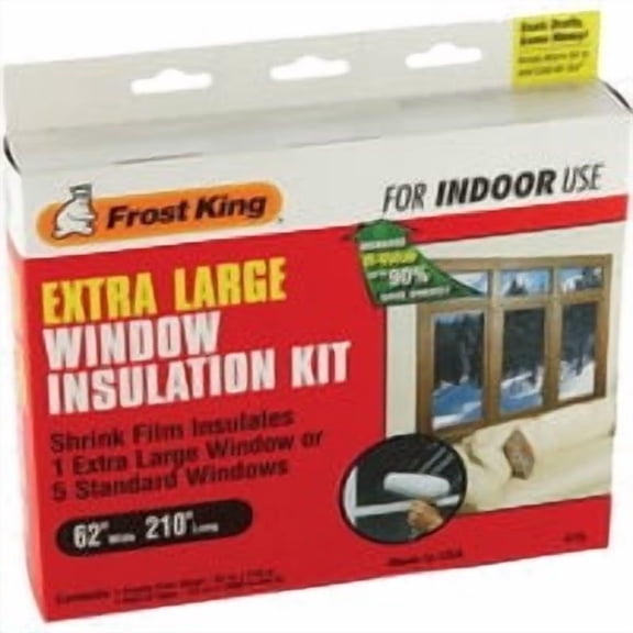 Thermwell Products Co. Frost King Indoor Shrink Film Window Kit For Extra Large Window - Pack of 24