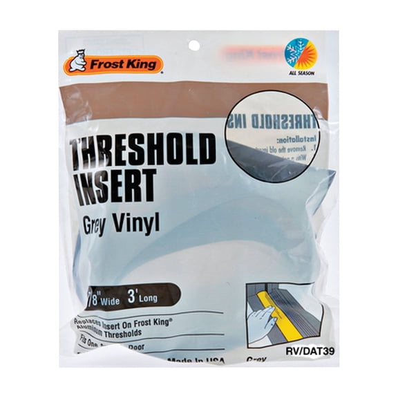 Thermwell Products Co. Frost King Replacement Vinyl Threshold Insert - Pack of 16