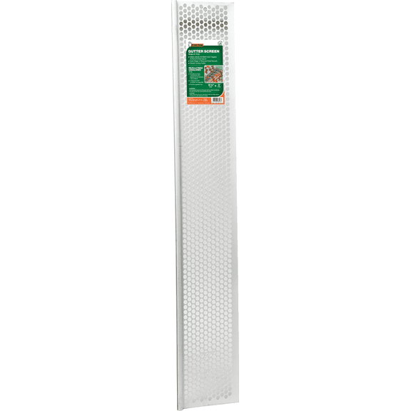 Thermwell Products Co. Frost King Snap-In Gutter Screen - Single Pack Residential Use, Standard Application