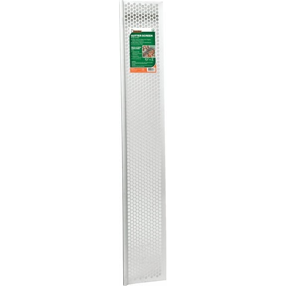 Thermwell Products Co. Frost King Snap-In Gutter Screen - Single Pack Residential Use, Standard Application