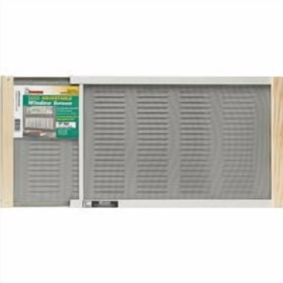 Thermwell Products Co. Frost King W.B. Marvin Adjustable Louvered Screen Window With Ventilator - Pack of 24