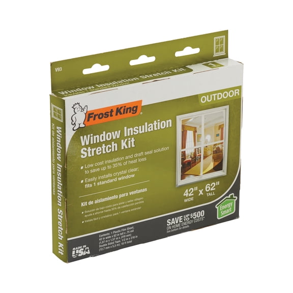 Thermwell Products Co. Frost King Window Outdoor Stretch Film Kit - Pack of 5