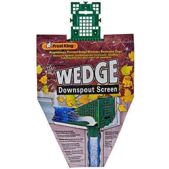 Thermwell Products Co. W103/12 Wedge Downspout Screen-WEDGE DOWNSPOUT SCREEN