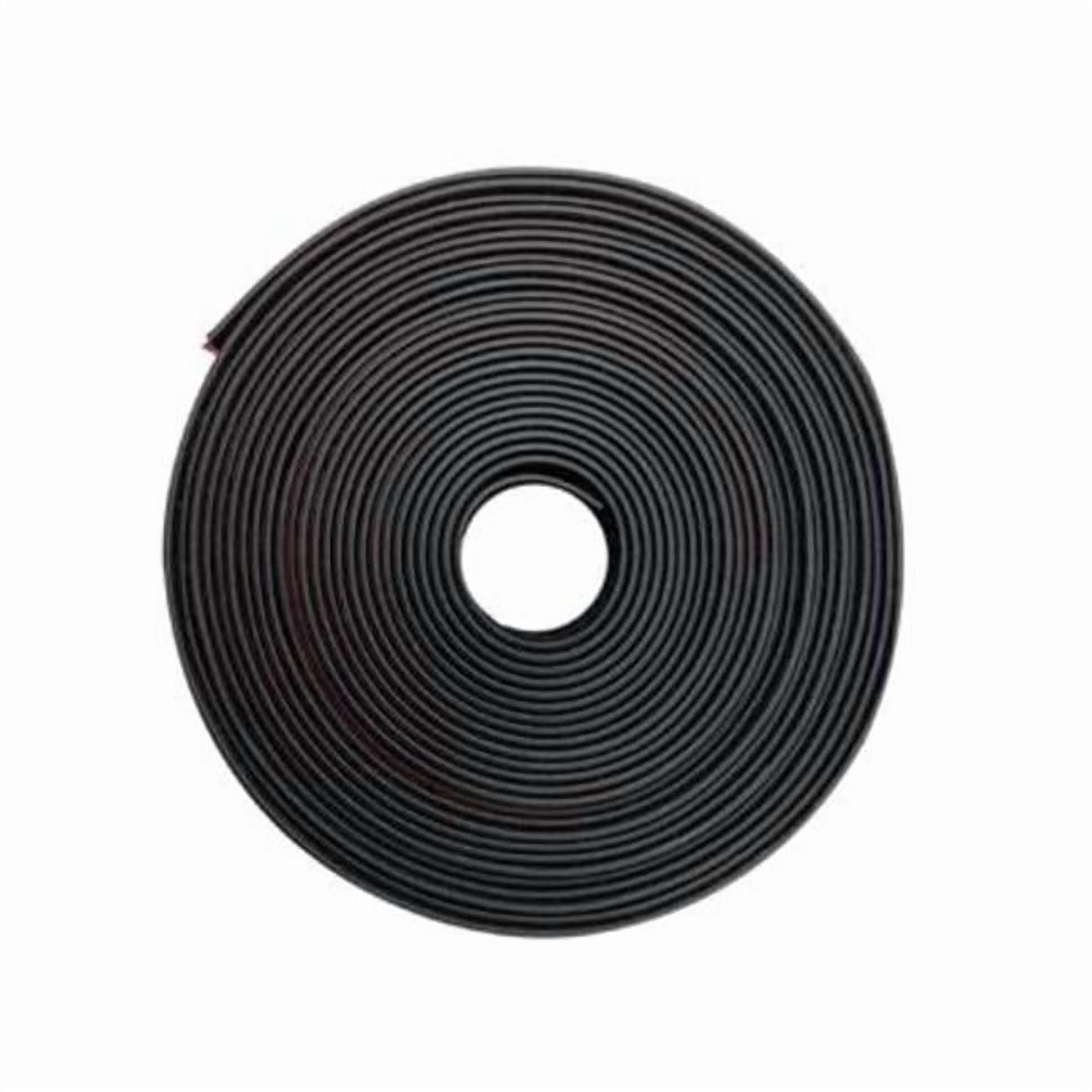 Thermwell Products EZ20BK Self-Adhesive Garage Door Bottom Sweep, Black