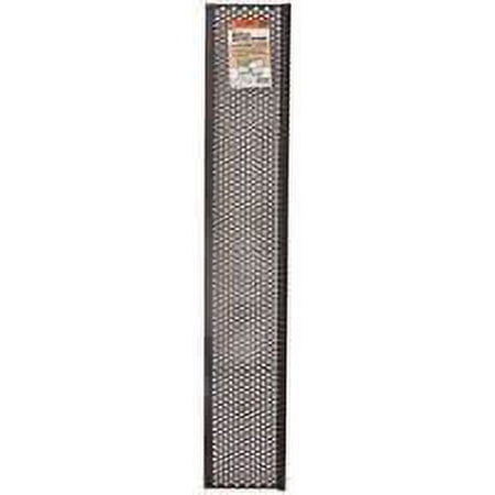 Thermwell Gutter Screen G636BR - Removable - Brown, 6-5/8" x 3'