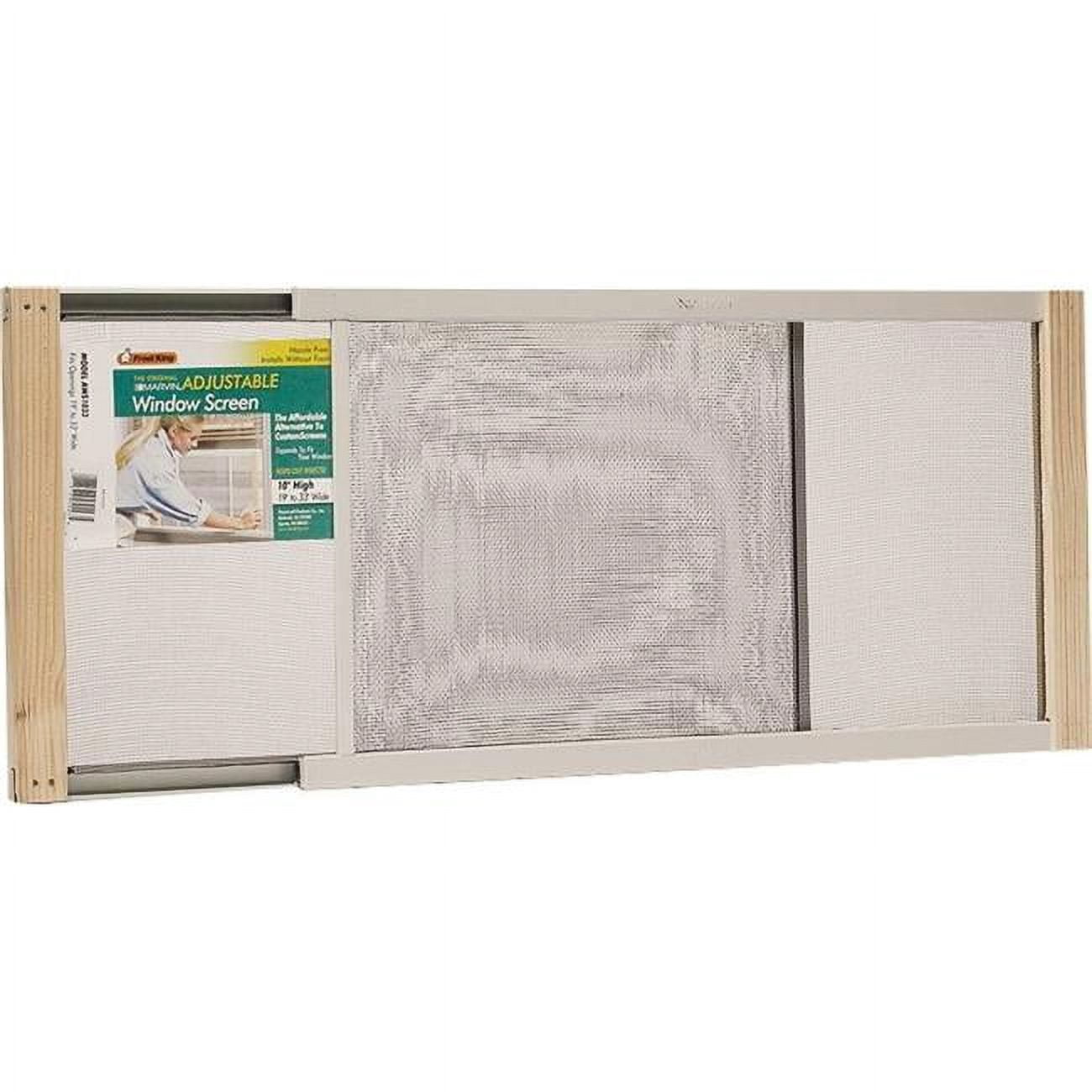 Thermwell Products Steel Zinc Plated Adjustable Window Screen, 15 x 20 ...