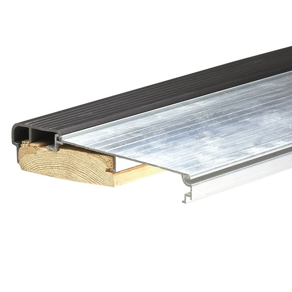 Frost King TS36A 5-5/8" x 3' Aluminum and Vinyl Sill Threshold, Mill Finish