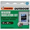 thumbnail image 1 of Thermwell Vinyl Window Outdoor Stretch Film Kit 62" x 42" Green, 1 of 2