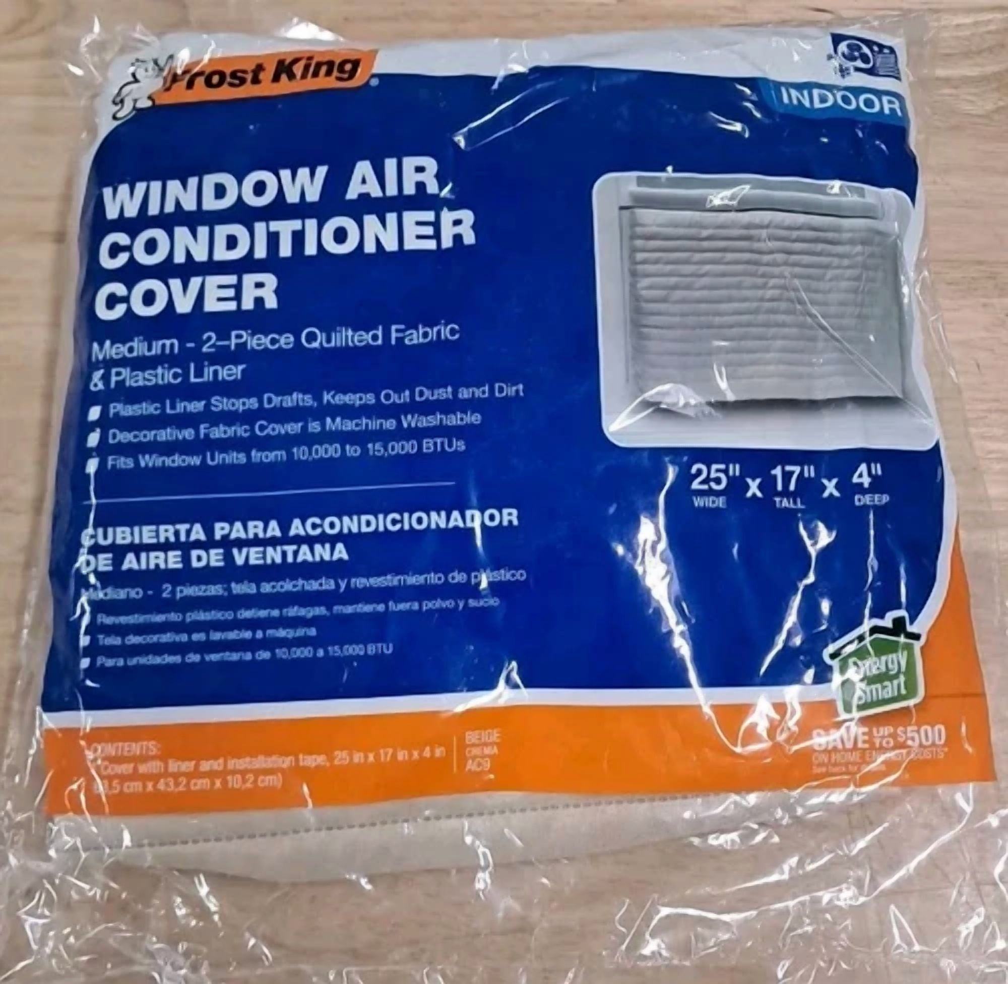 Thermwell Window Air Conditioner Cover, 25 X 17 X 4-In. Ac9