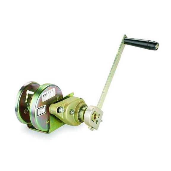 Thern Hand Winch,Spur Gear,w/Brake,2000 lb. M4312PB