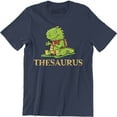 thumbnail image 1 of Thesaurus Going To School Birthday Dinosaur Cute Geek Nerd Men's Gift T-Shirt, 1 of 4
