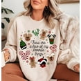 thumbnail image 1 of These Are a Few of My Favorite Things Christmas Sweatshirt, Cute Holiday Graphic Pullover, Festive Cozy Winter Sweater, 1 of 5
