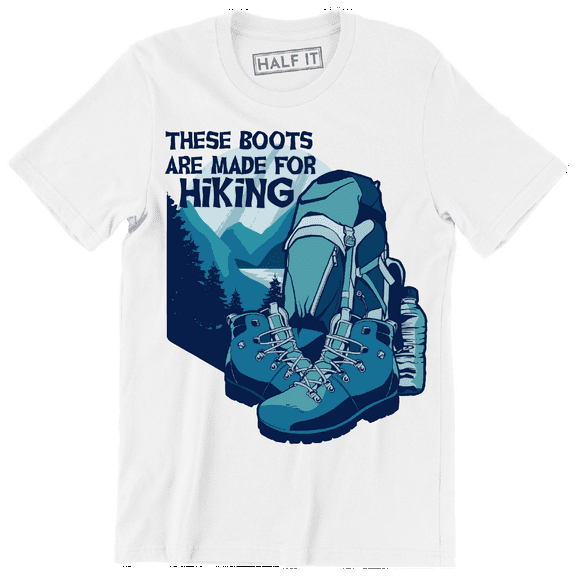 These Boots Are Made For Hiking Outdoor Adventure Short Sleeve Men's T-Shirt