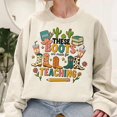 thumbnail image 1 of These Boots Are Made For Teaching Western Cowgirl Teacher Sweatshirt All Size S-5Xl, 1 of 5